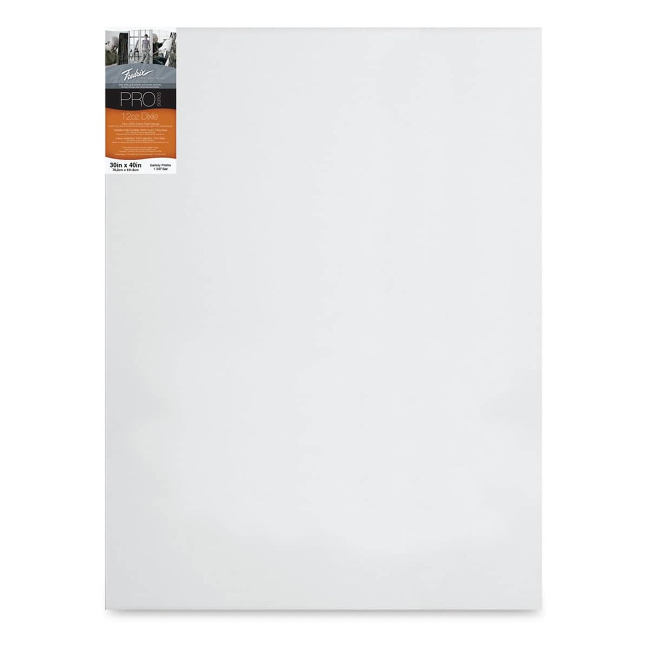 Fredrix Pro Series Dixie Gallery Profile Canvas - 30" x 40", 1-3/8" Profile